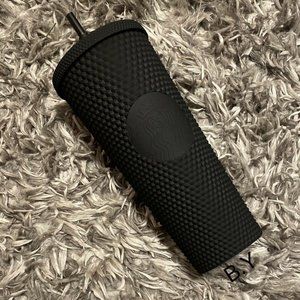 Starbucks Matte Black Studded Tumbler Soft Touch